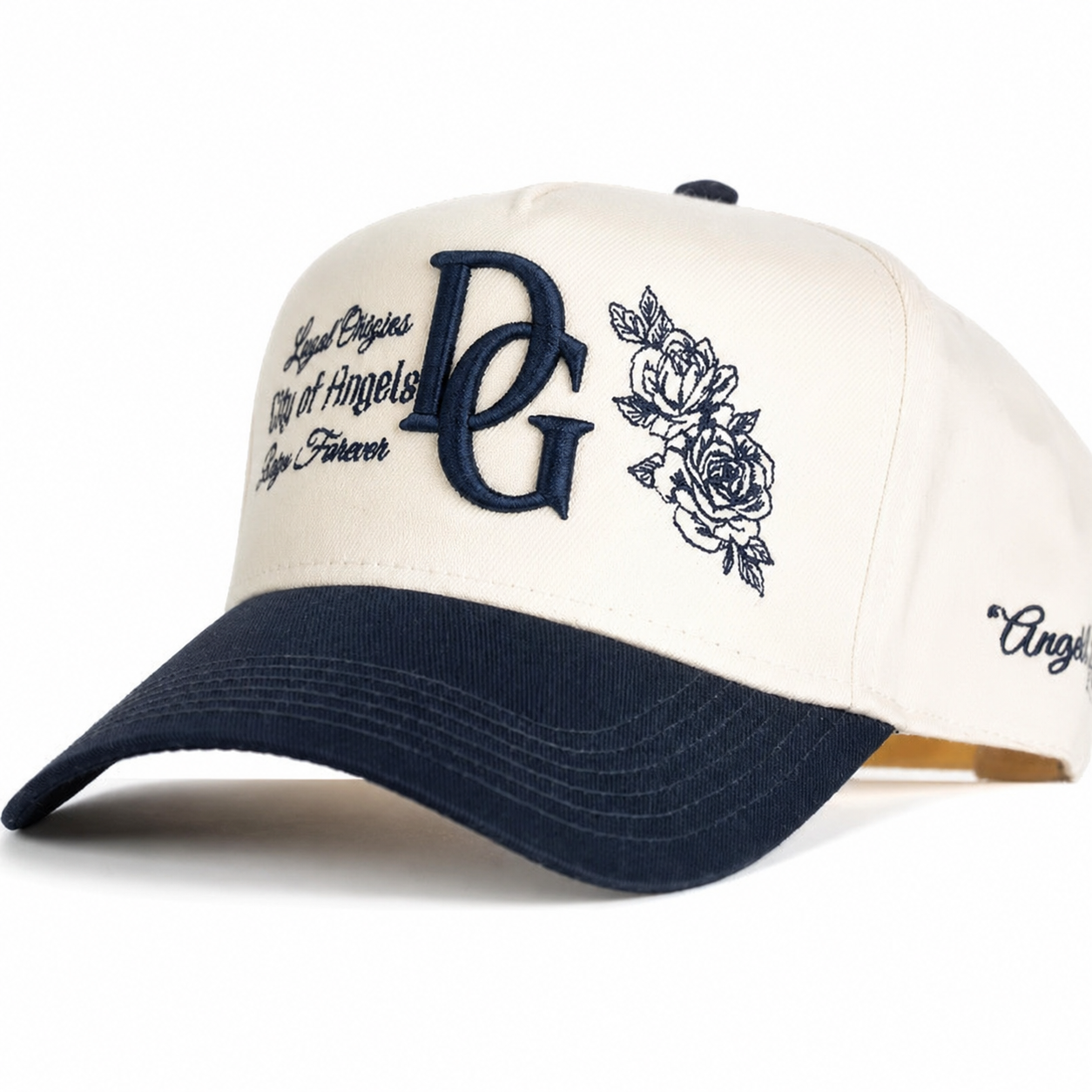 Custom Embroidered Baseball Cap with 3D DG Logo