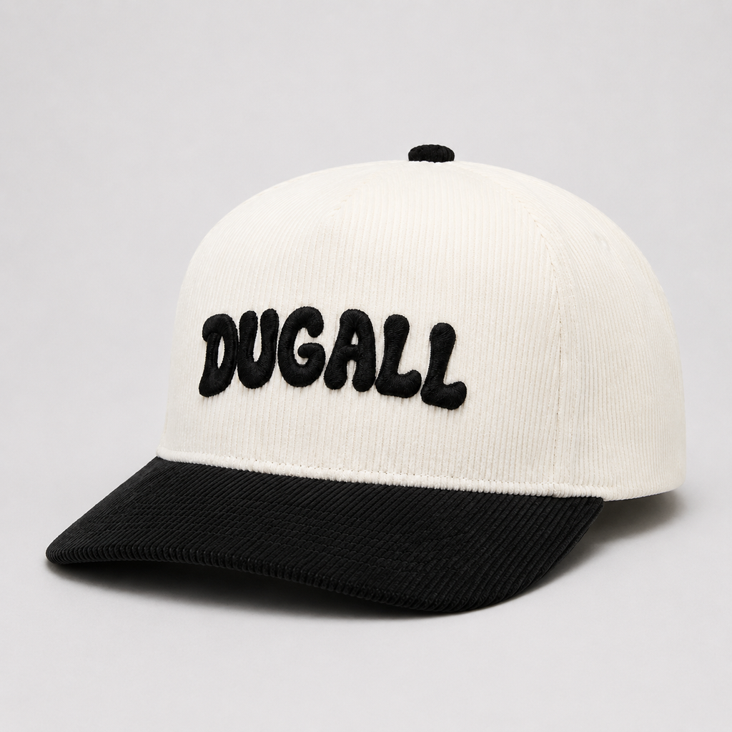 Custom cotton baseball cap with raised chenille embroidery logo