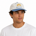 Men’s custom cotton baseball cap with embroidered logo