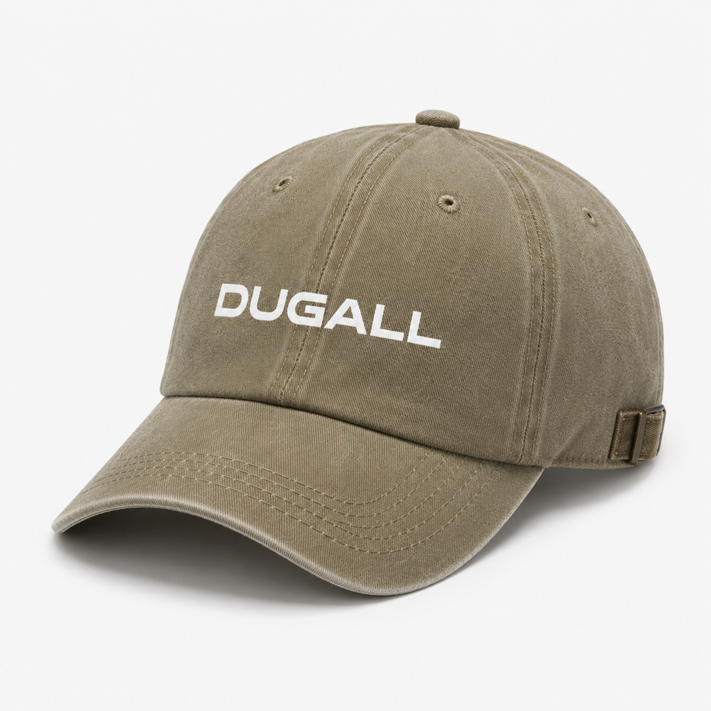 Custom washed cotton baseball cap with printed logo