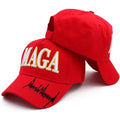 Custom Red Embroidered Baseball Cap with 3D Letter Logo