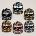 Wholesale custom camo trucker hats with multiple color options