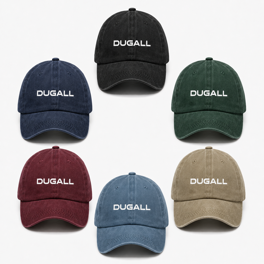 Wholesale custom washed cotton baseball caps in multiple colors