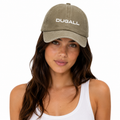 Women wearing custom washed cotton baseball cap