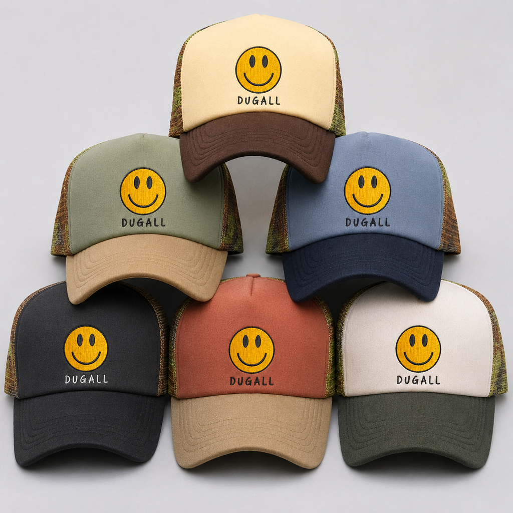 custom embroidery logo trucker cap