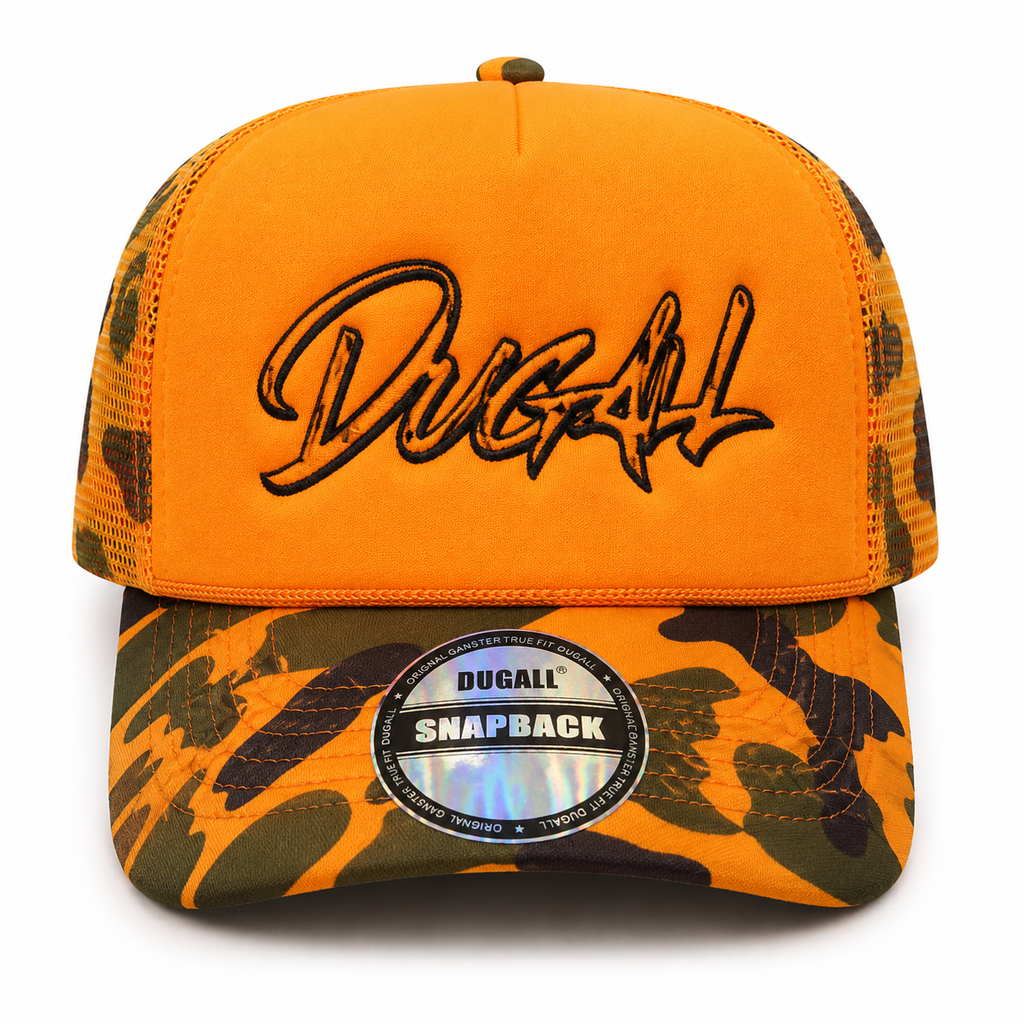 scrawl cotton trucker cap