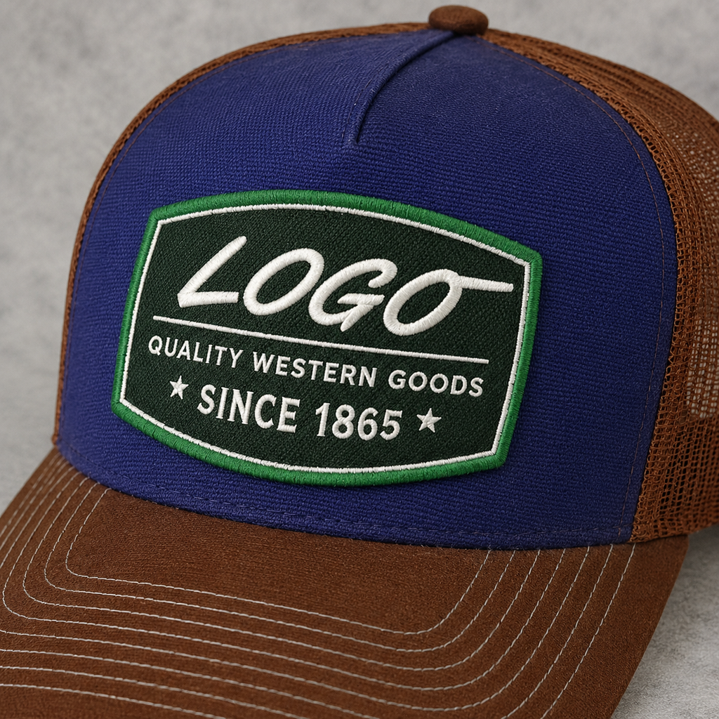 wholesale custom trucker cap with embroidery logo