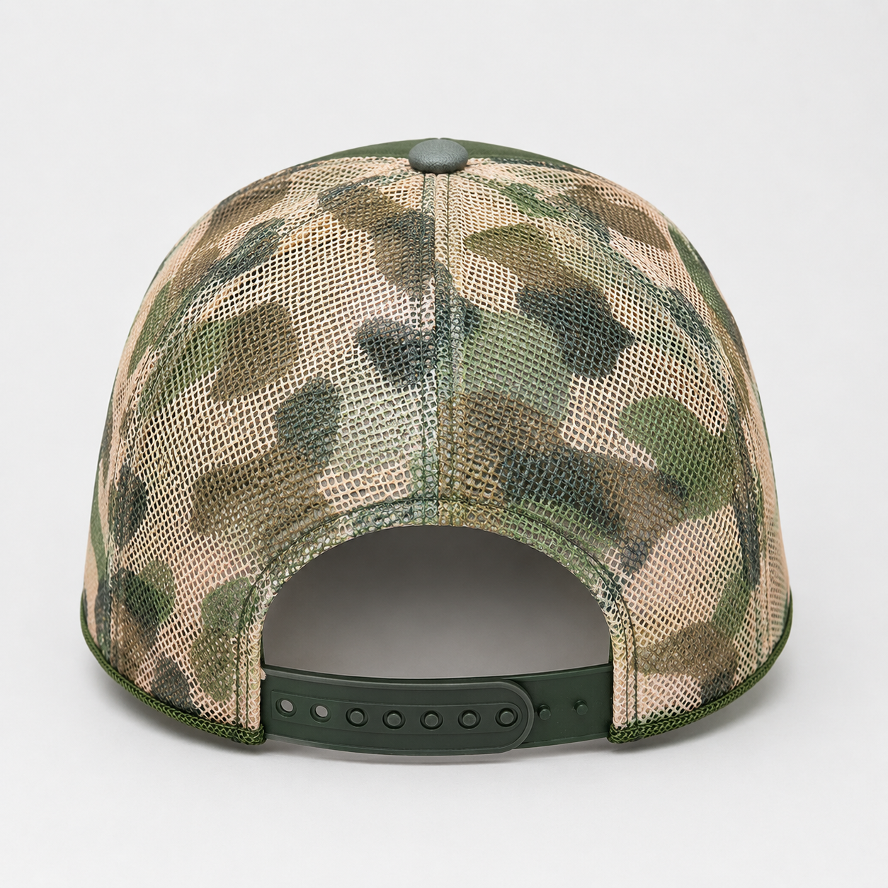 adjustable mesh trucker cap